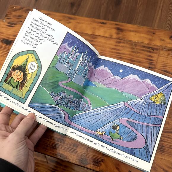 Vintage 1981 The Princess And The Dragon Hardcover Book - Picture 6 of 9